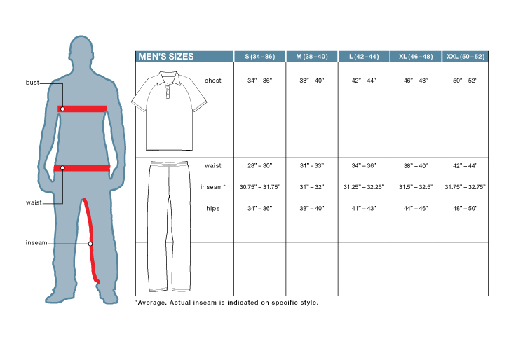 track suit size chart nike