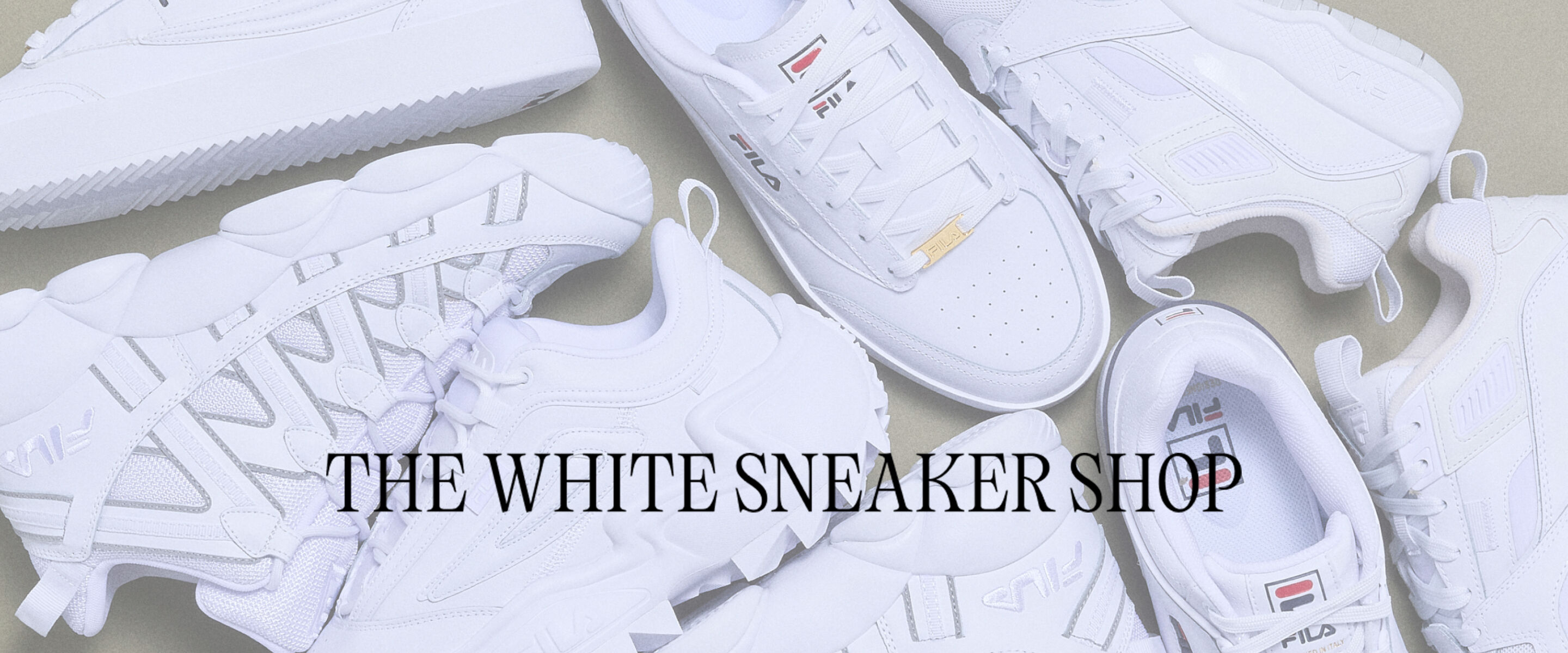 Fila white for men discount