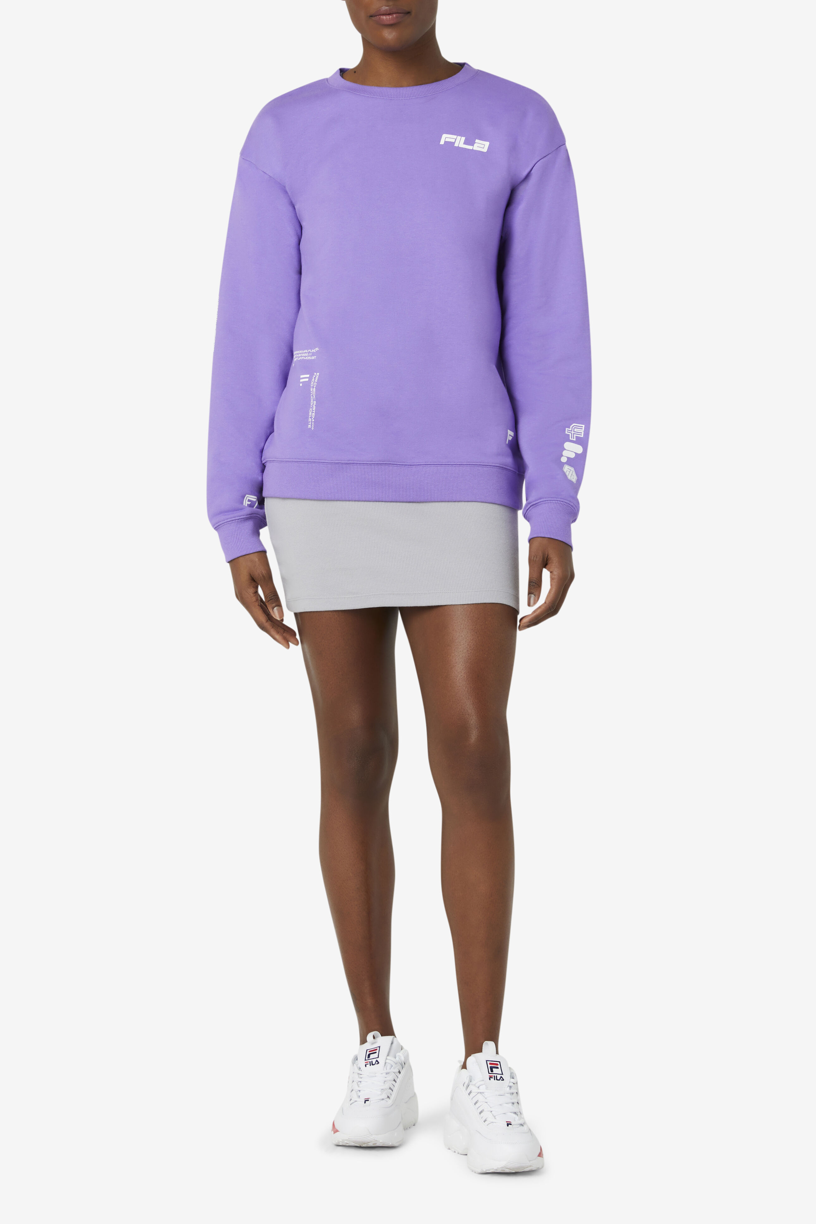 Purple fila sweatshirt online