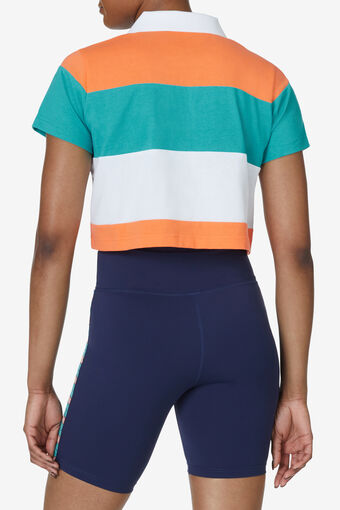 FILA X DVRX CROPPED SS POLO