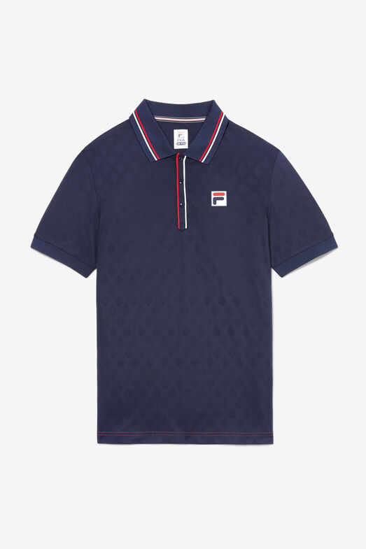 HERITAGE TENNIS JACQUARD POLO