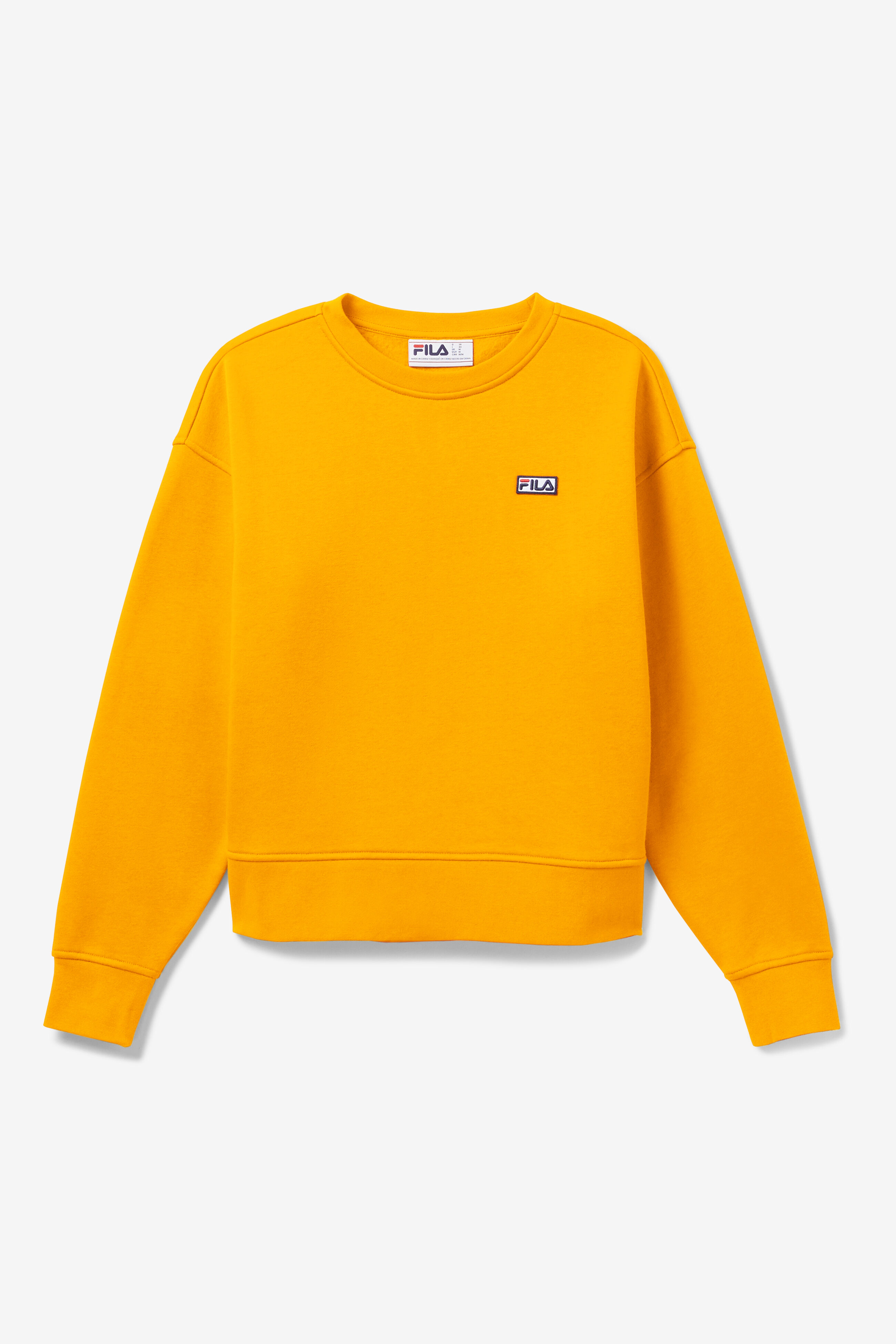 Fila yellow sweatshirt women's hotsell