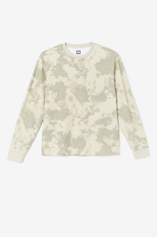 MYRON TIE DYE CREW/PELICAN/Small