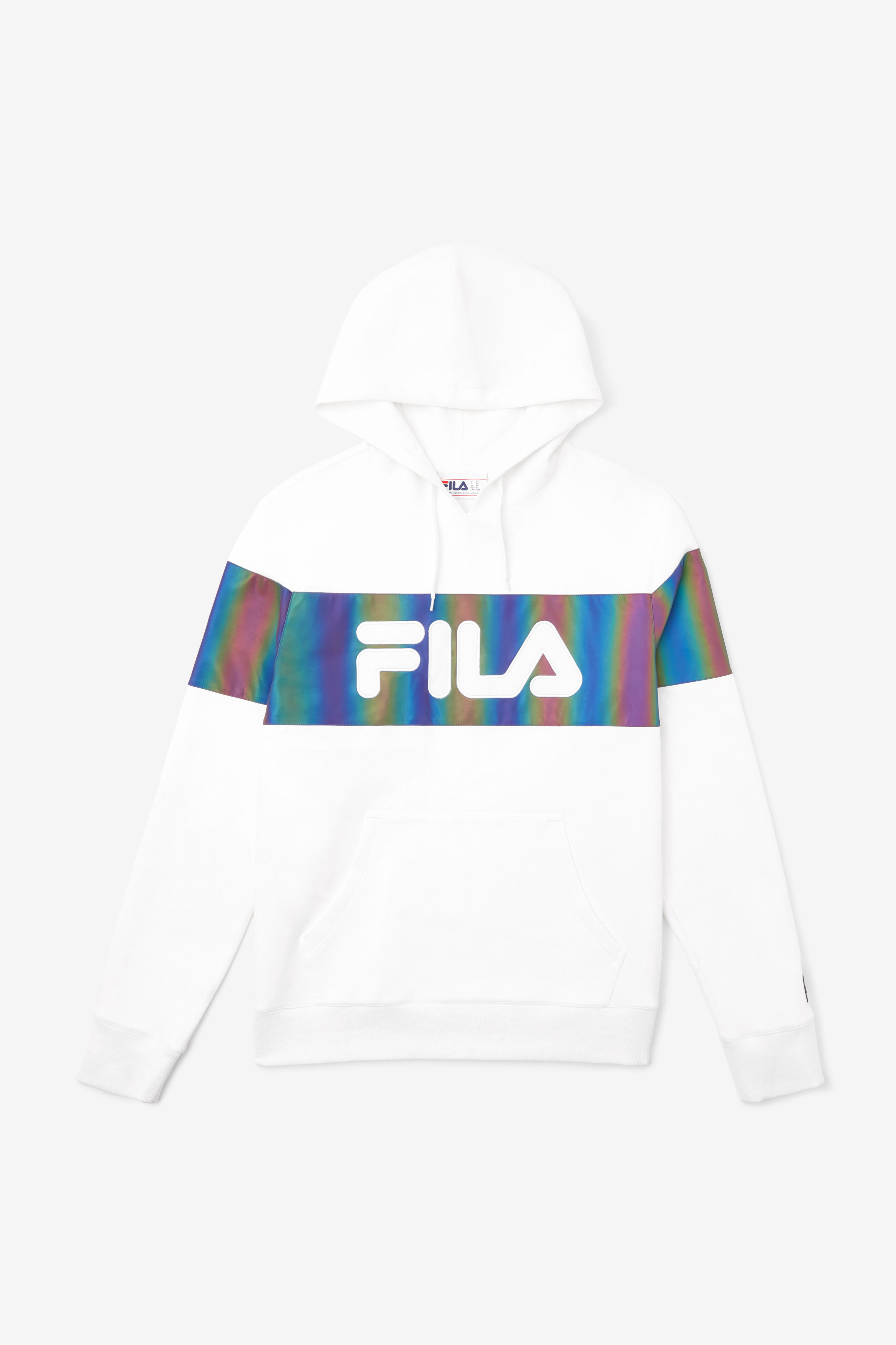 White outlet hoodie fila