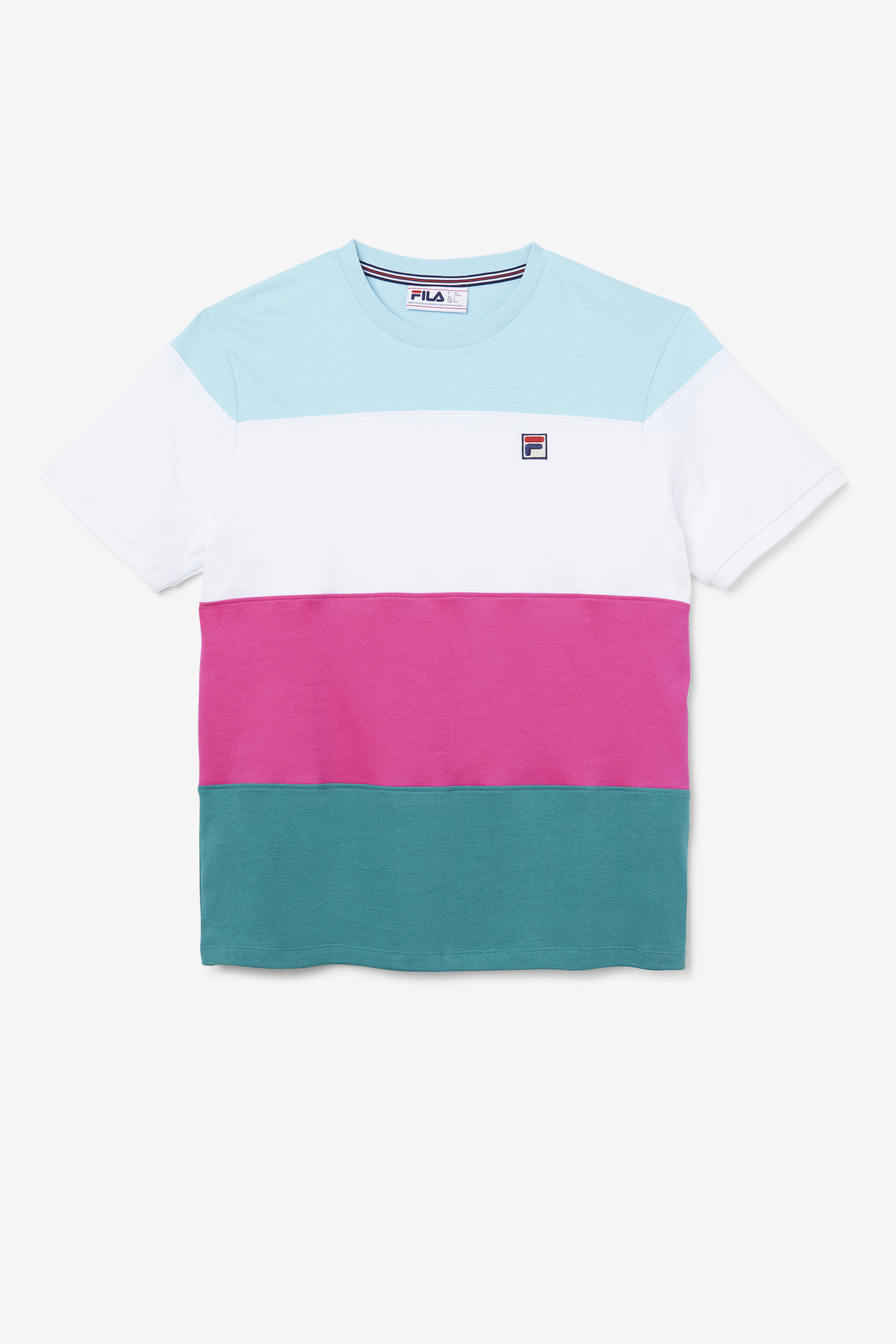 Royal blue fila shirt on sale