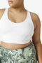 UPLIFT RACERBACK SPORTS BRA/WHITE/1XLarge