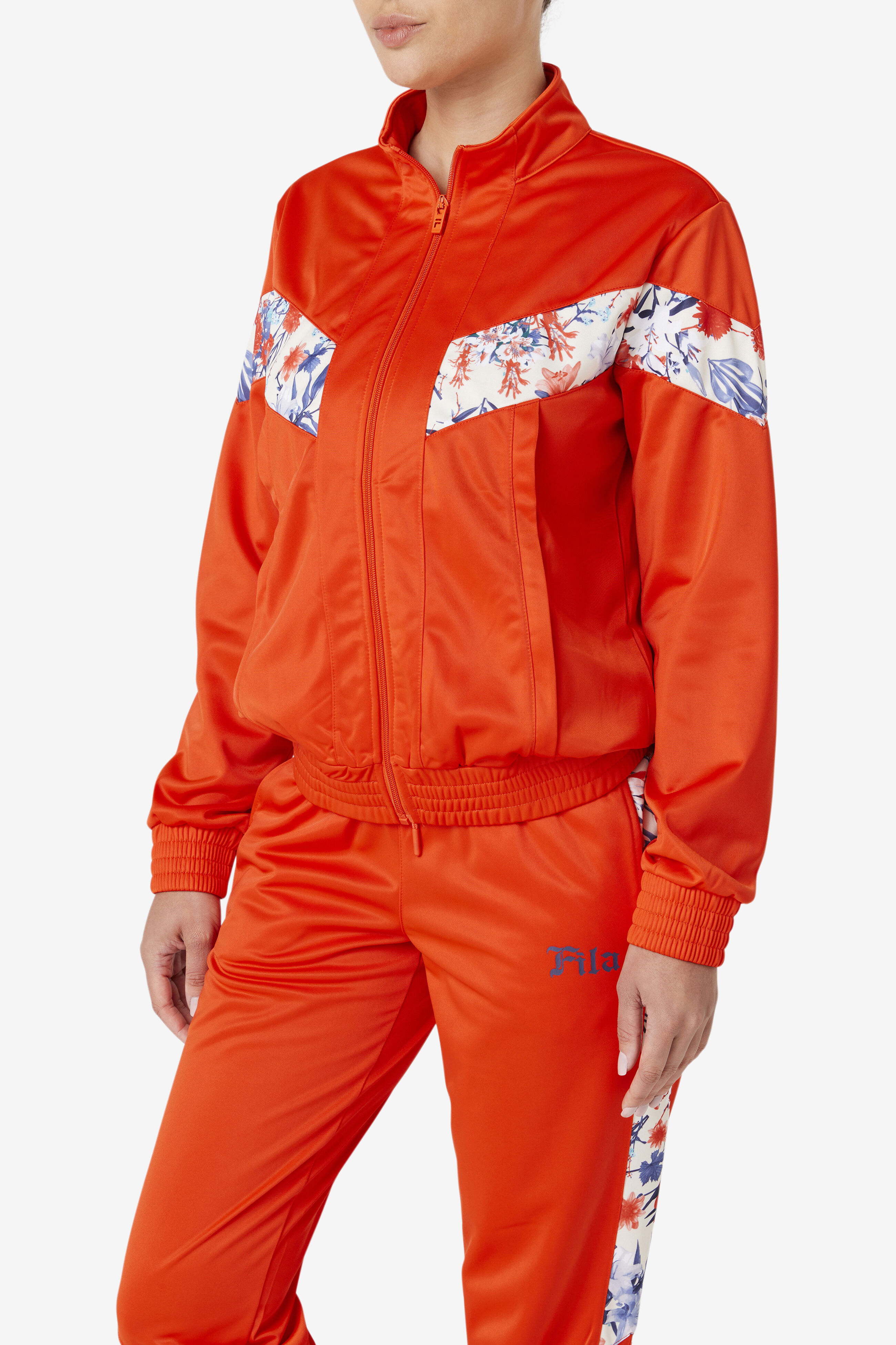Kiara Women s Orange Track Jacket Fila