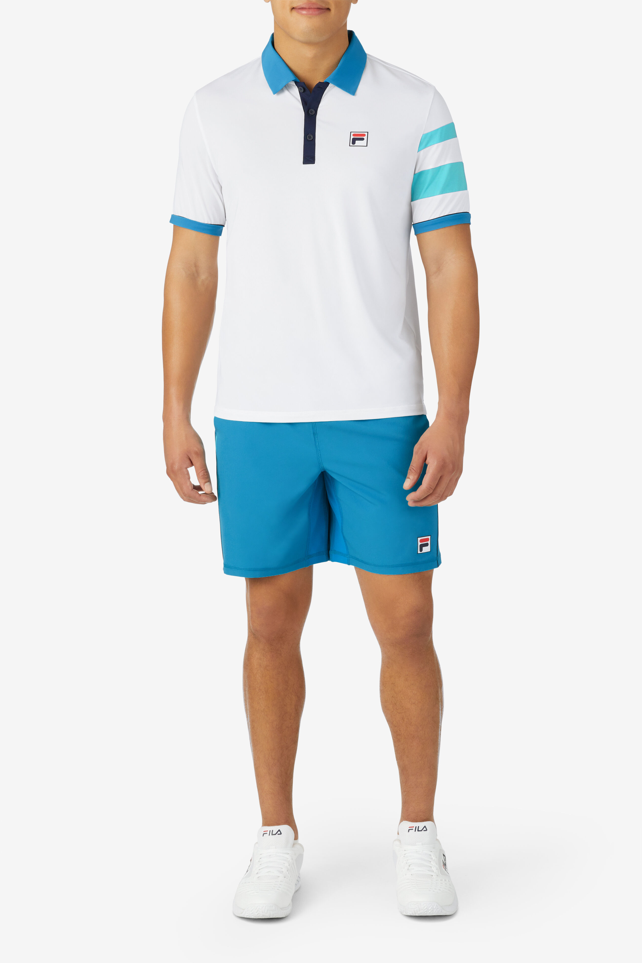 Tie Breaker Short Sleeve Polo Tennis Fila
