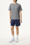 SCALLOP HEM HEATHER CREW