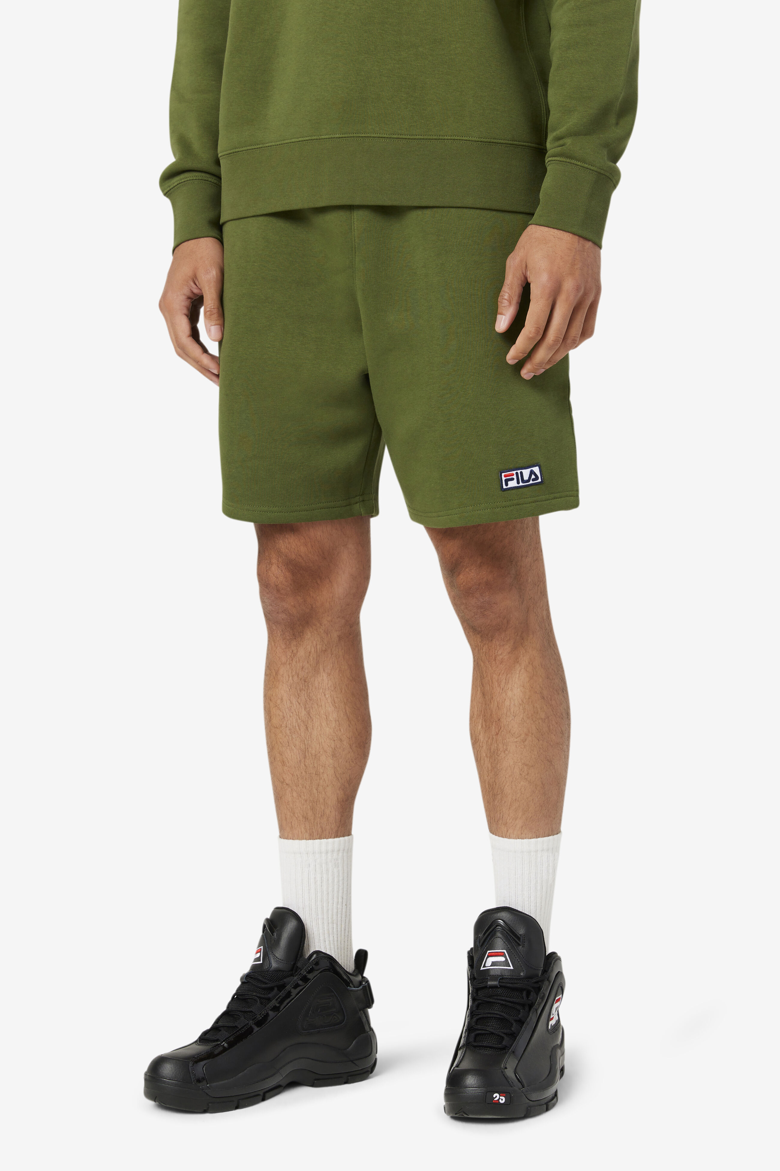Kylan Men s Fleece Shorts With Elastic Waistband Fila