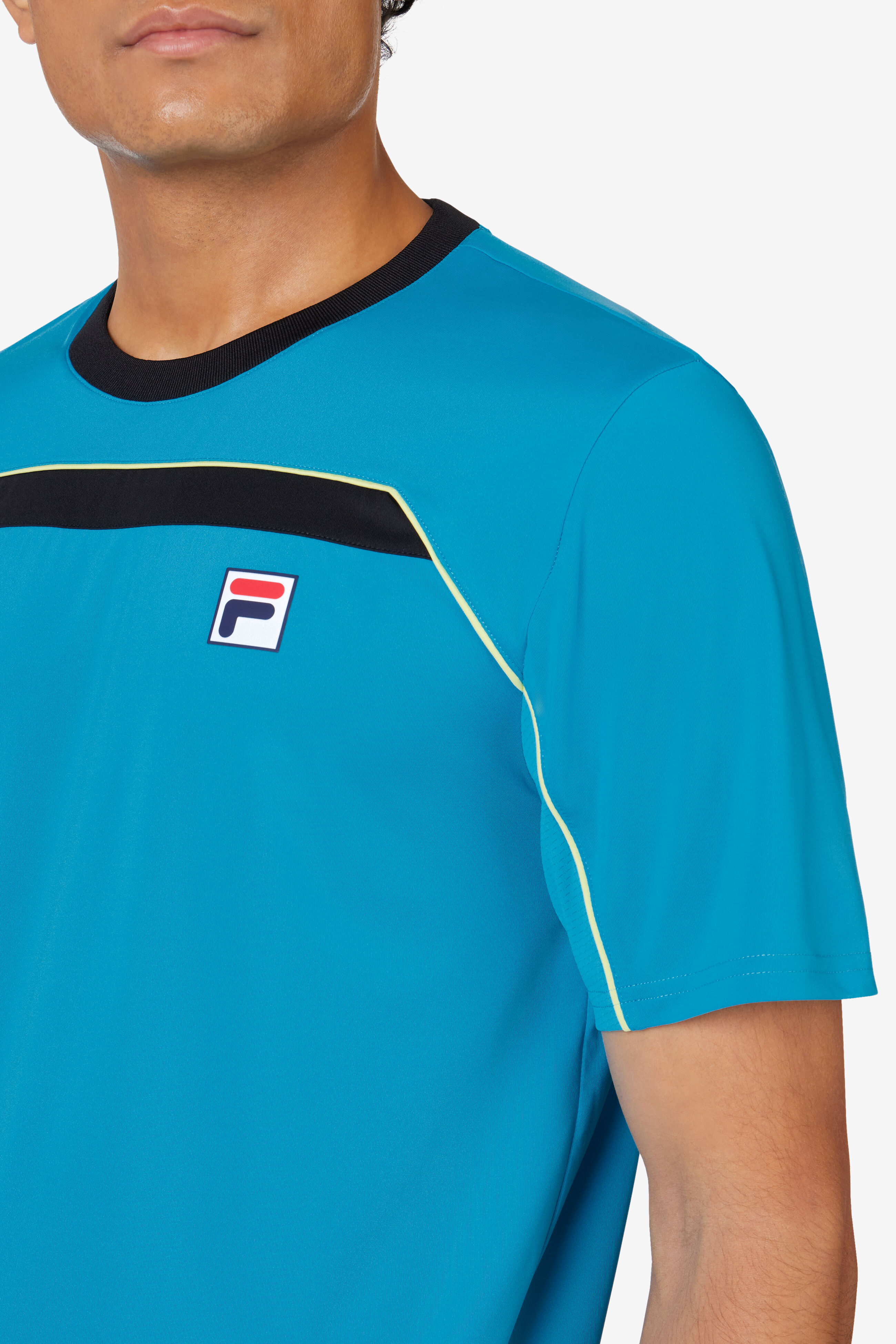【FILA】Pro Player Tennis Seamless Short Sleeve T-shirt Back Spin Men's Tennis Short Sleeve Tops | Fila