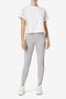 AMYTIS MESH PANEL CROP TEE/WHITE/Extra Small