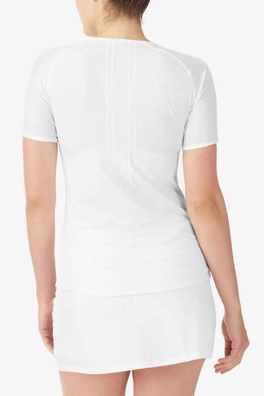 WHITELINE SHORT SLEEVE TOP