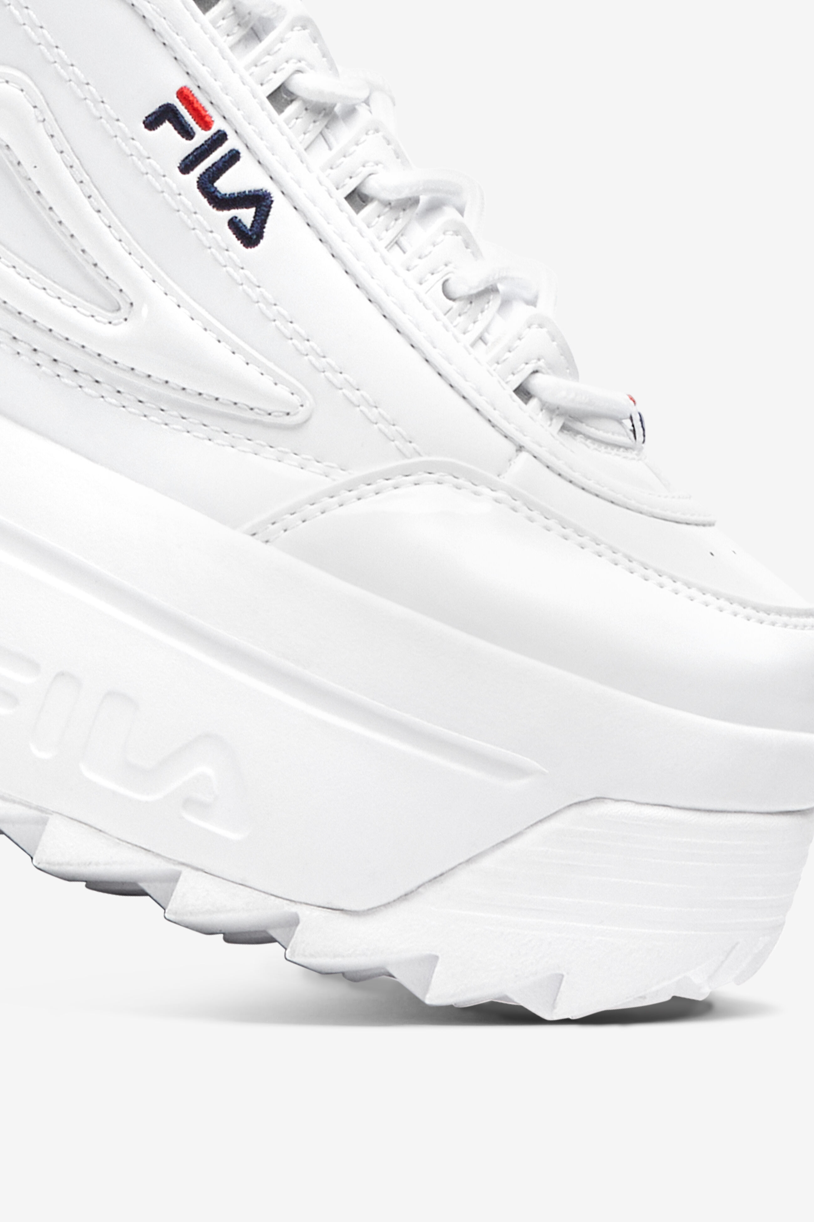 Women's Disruptor 2 Wedge Patent Leather Platform Sneaker | Fila