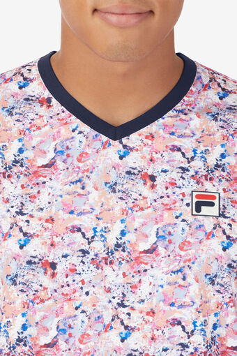 SOLAR POWER SS PRINTED V-NECK