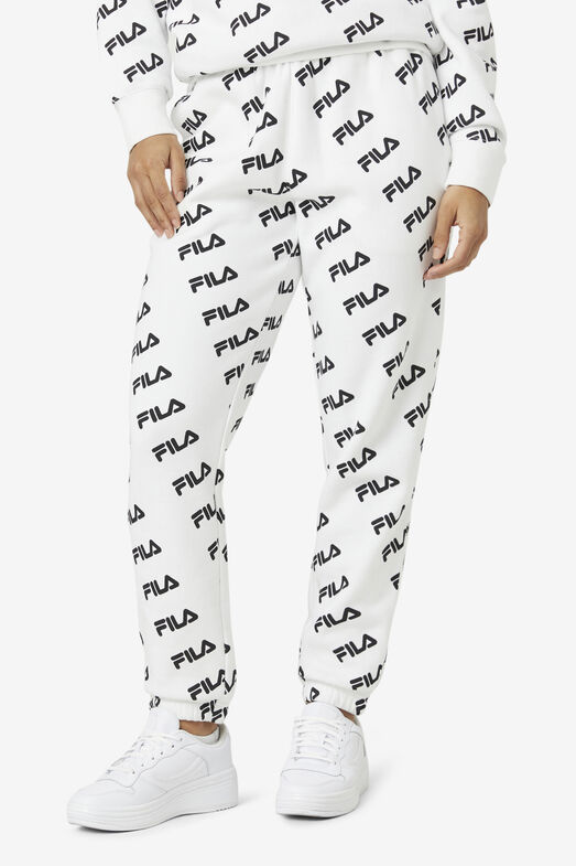 DIAGONAL JOGGER/WHITE/Large