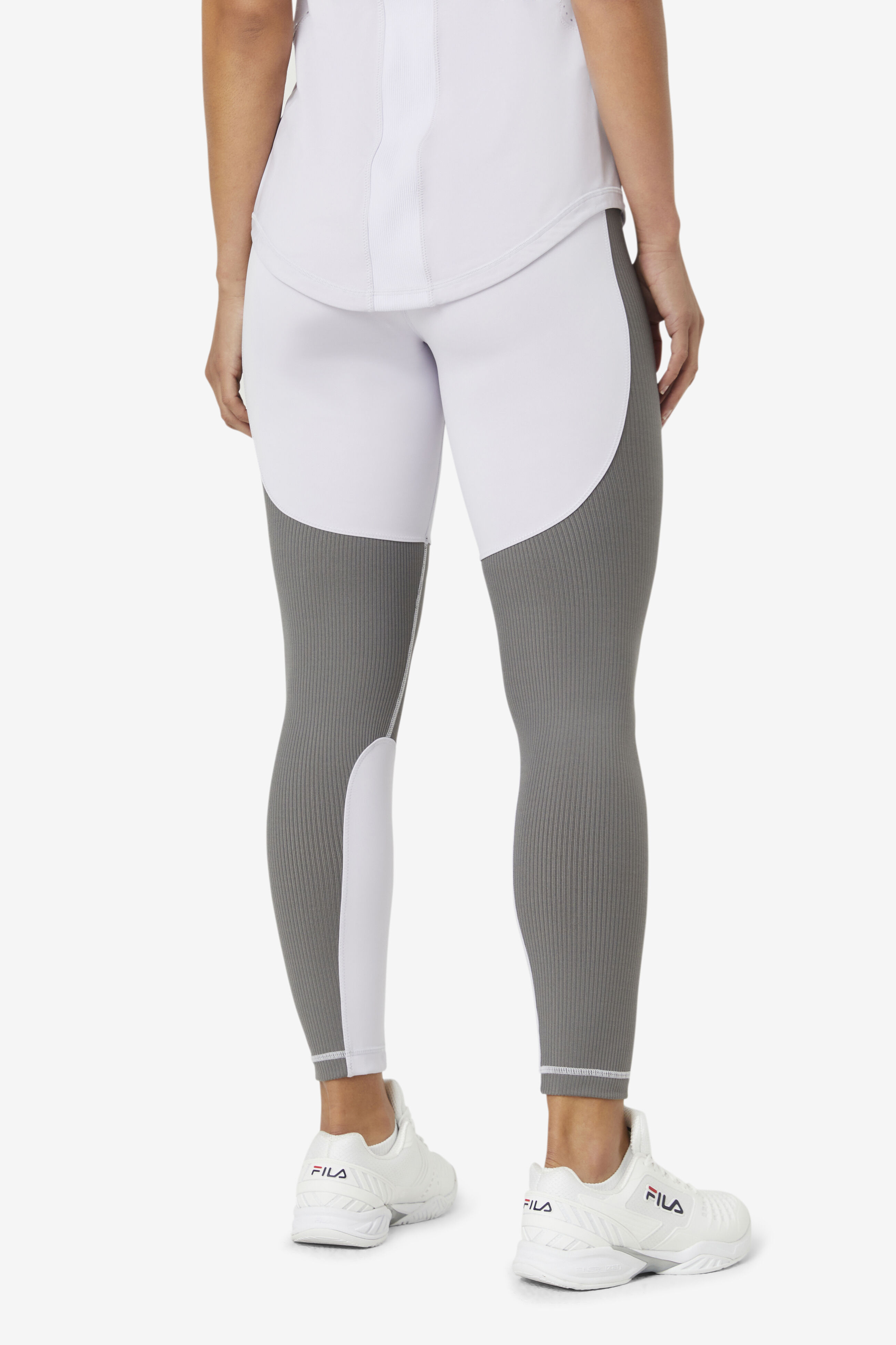 Forza Long Textured High Waisted Workout Leggings Fila