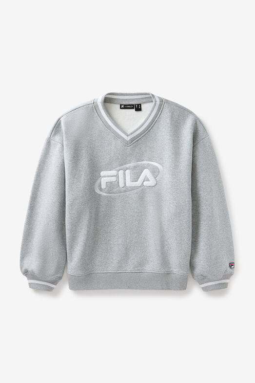 HAILEY BIEBER V-NECK PULLOVER