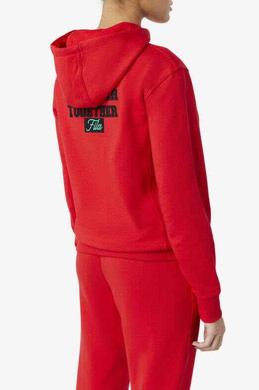 HUNT HOODIE/CHINESE RED/Large