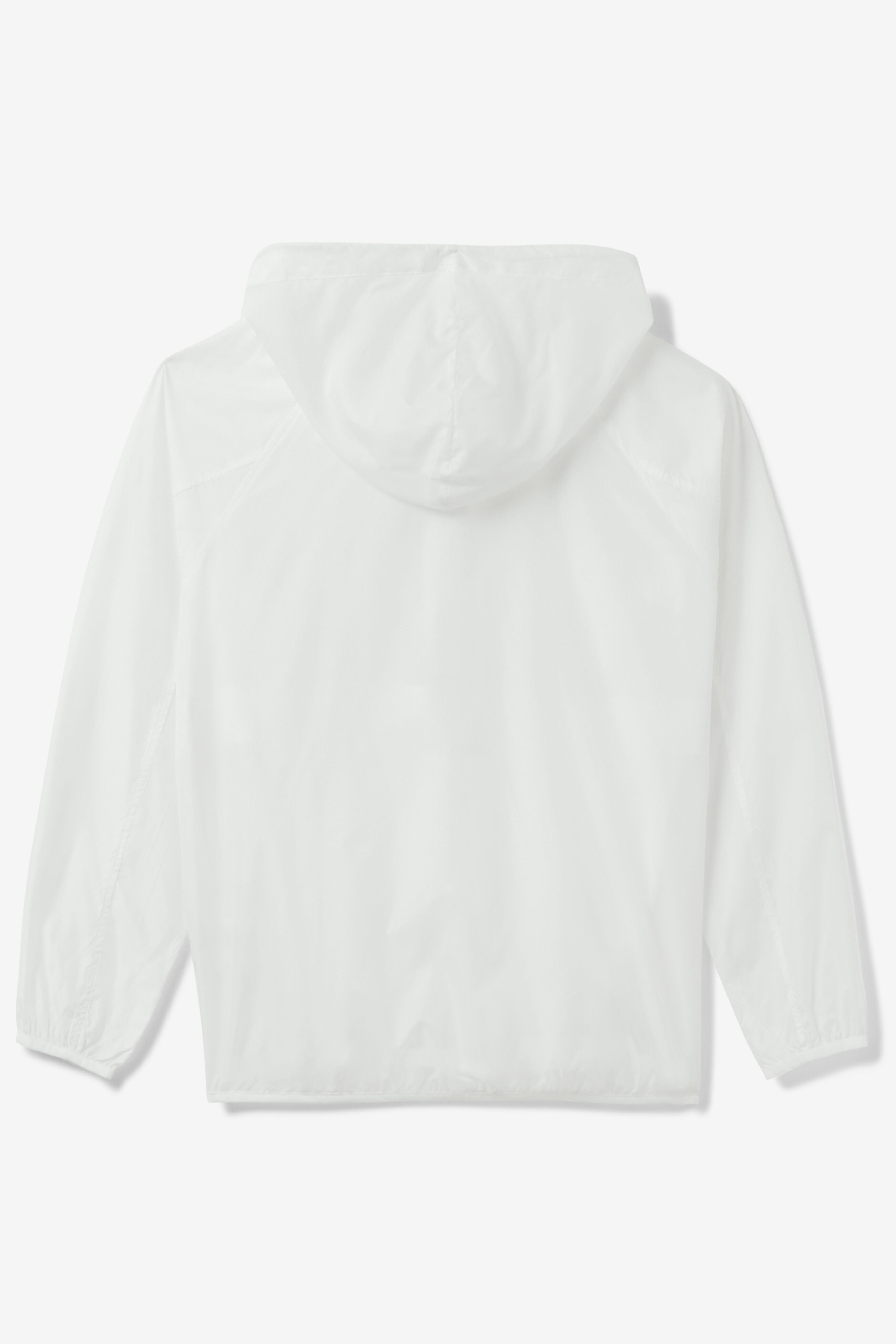 Plain outlet white windbreaker