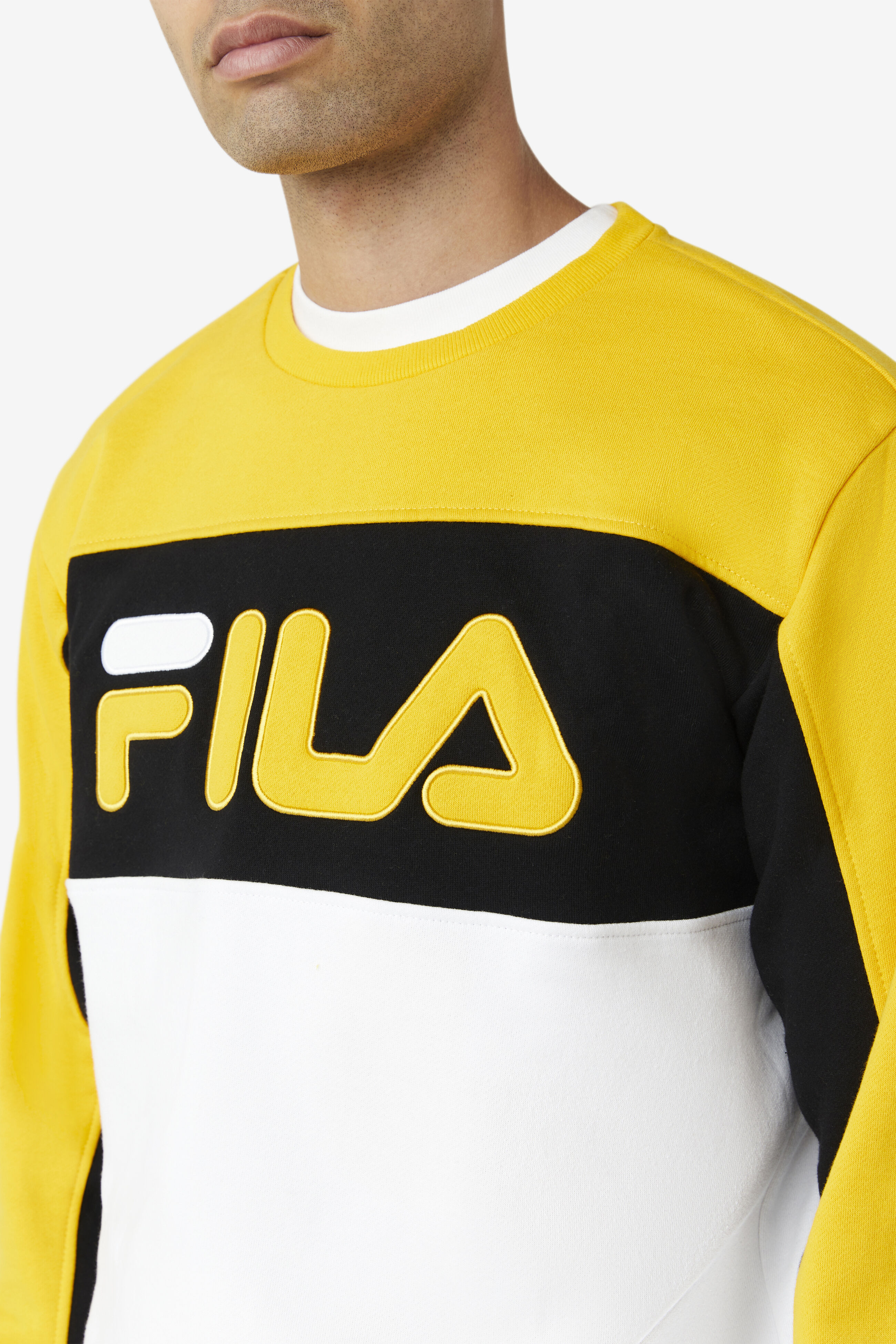 Fila sweatshirt cheap mens yellow