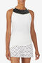 FULL COVERAGE TANK/WHT/BLKP/RATTN/Large