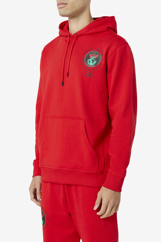 HUNT HOODIE/CHINESE RED/Small