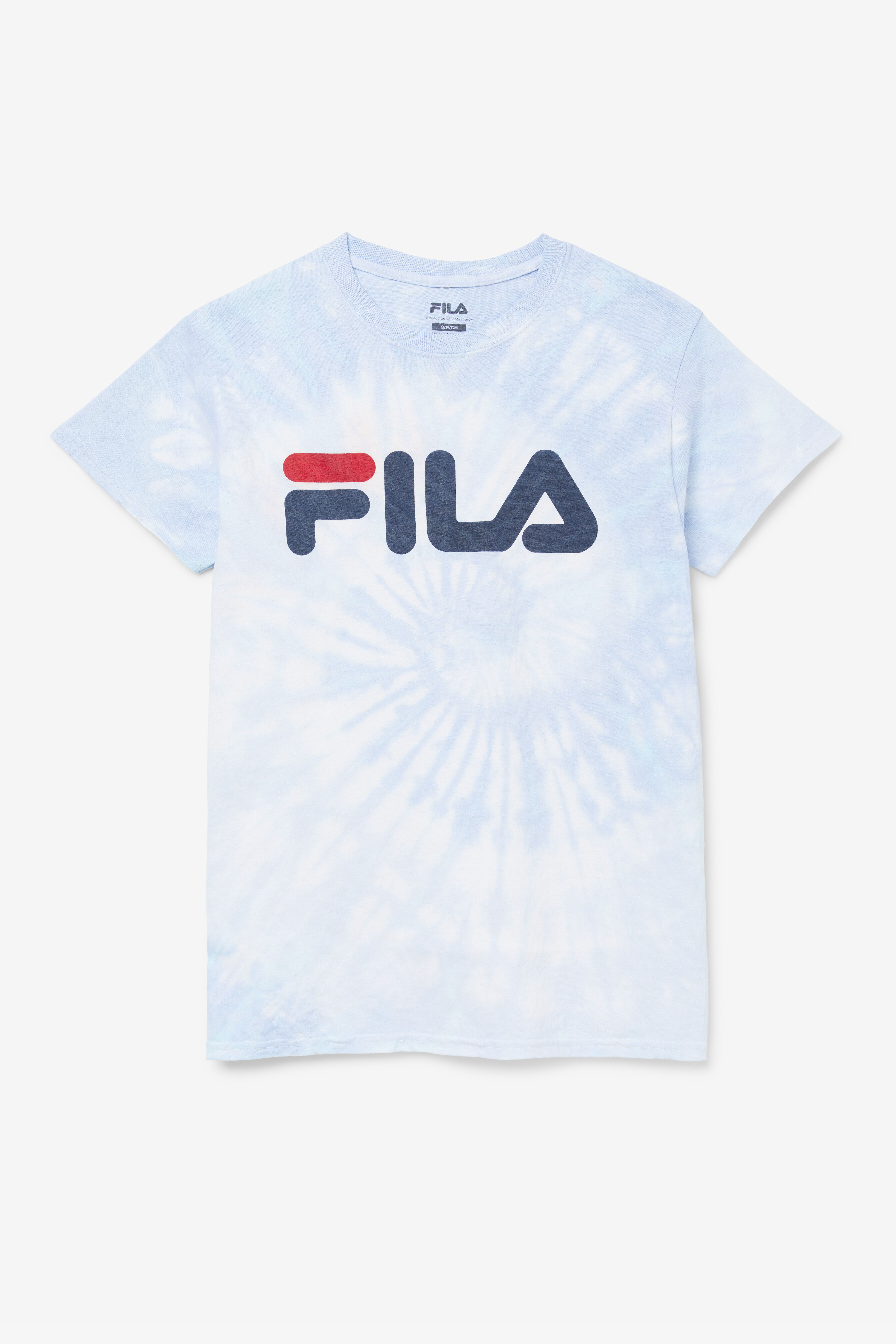 Blue fila hotsell shirt