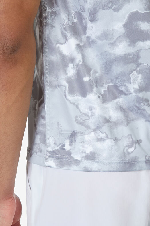 SHORT SLEEVE PRINTED CREW