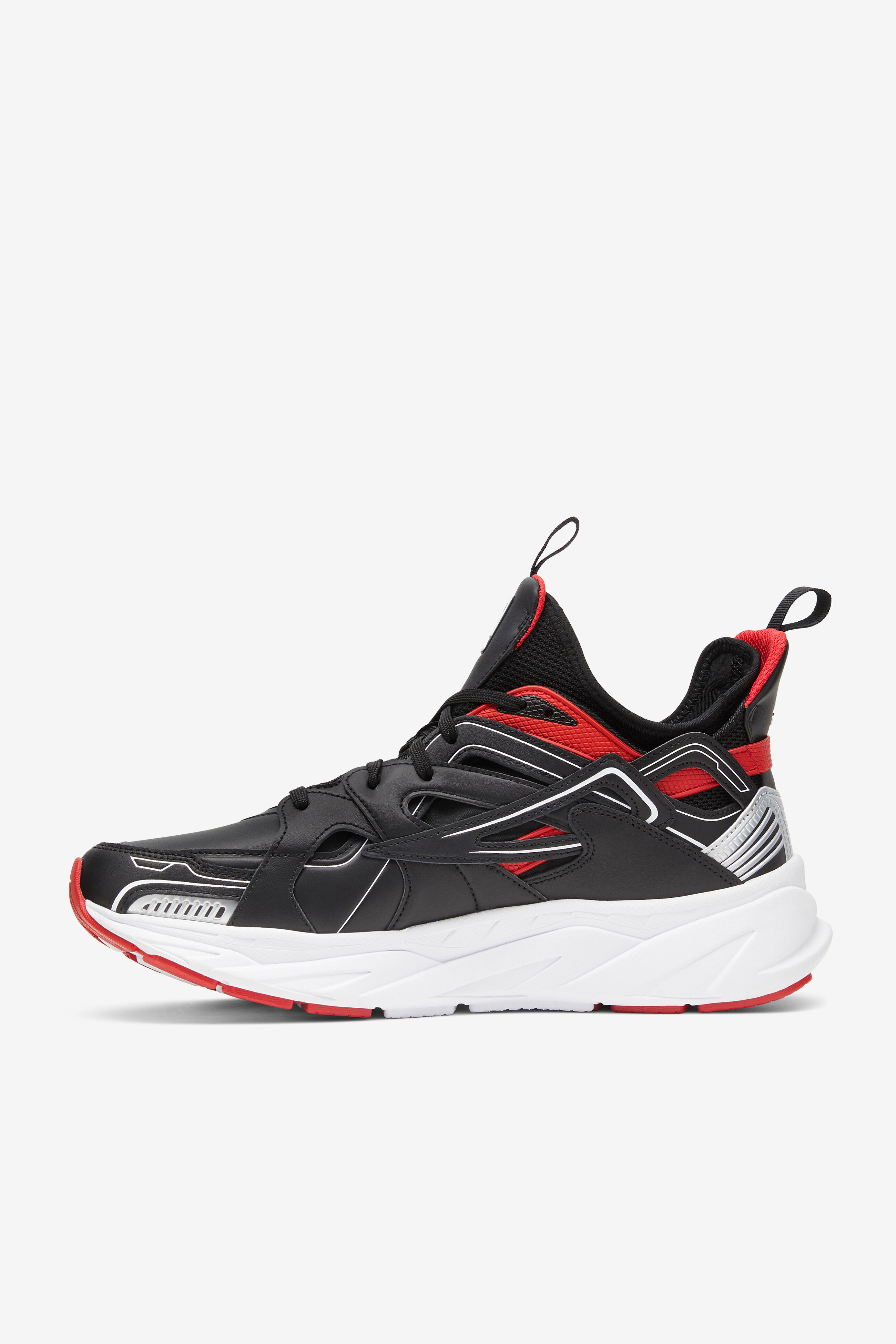 Black Red Hallasan High Top Sneakers FILA