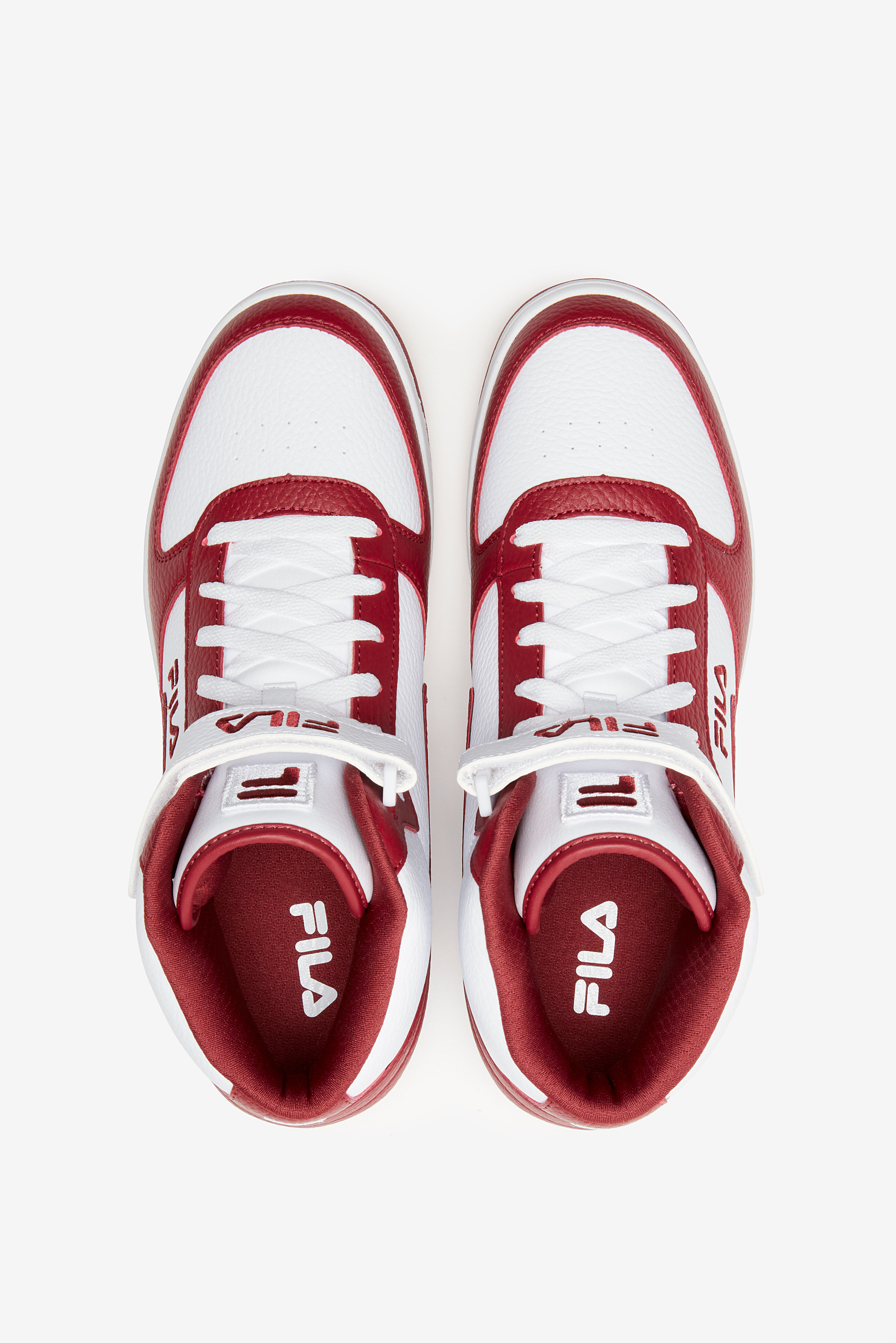 Red filas low top clearance