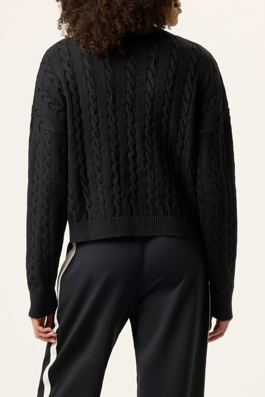 BASELINE CHNKY V-NECK SWEATER