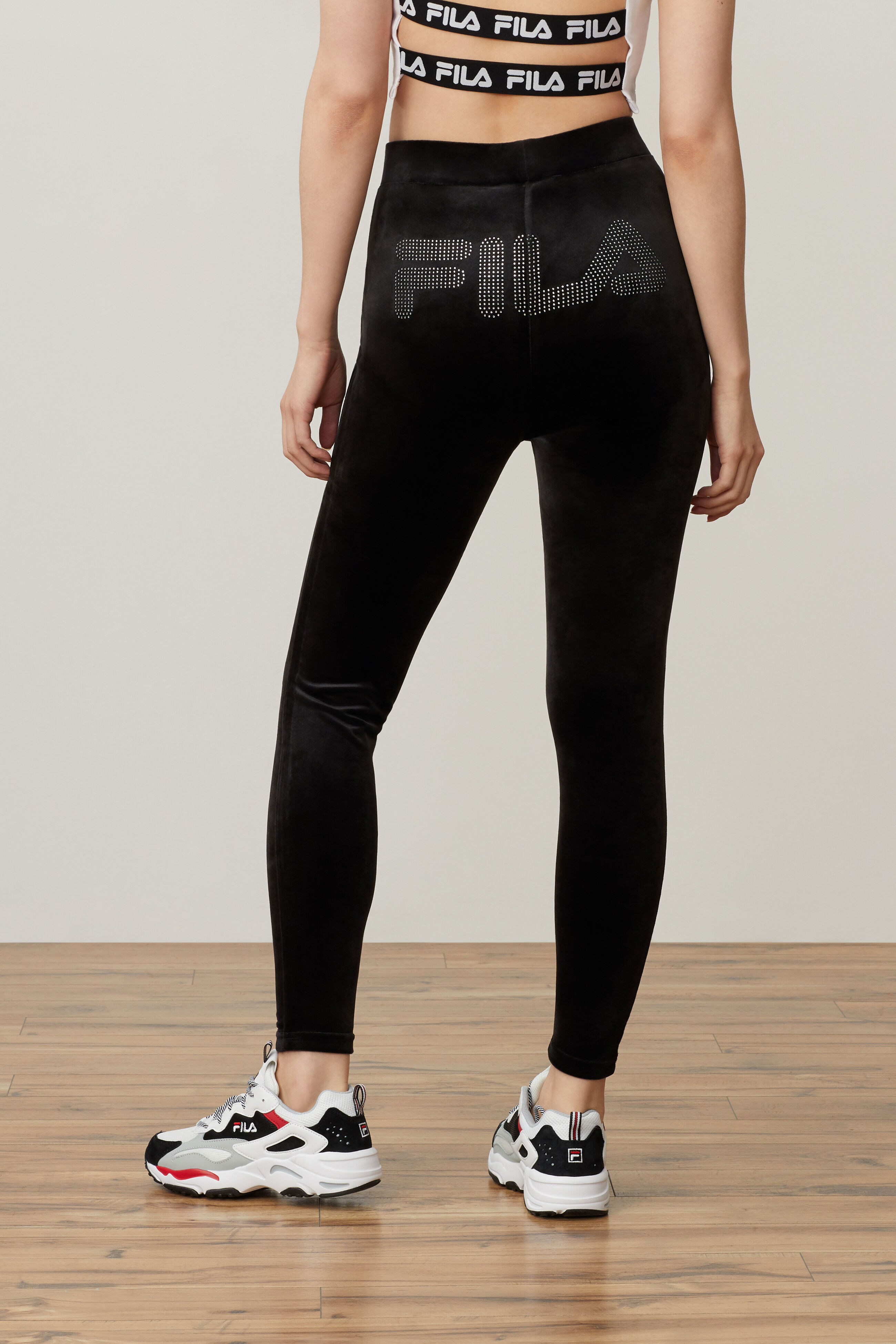 Fila velour leggings sale