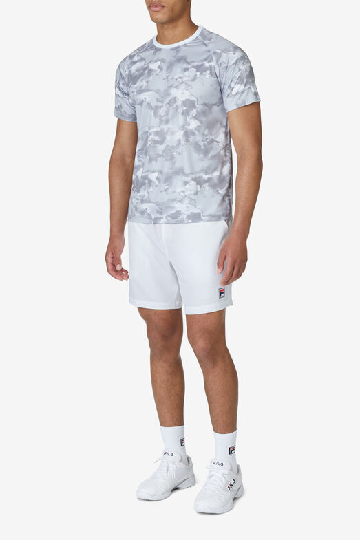 SHORT SLEEVE PRINTED CREW