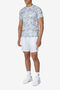 SHORT SLEEVE PRINTED CREW