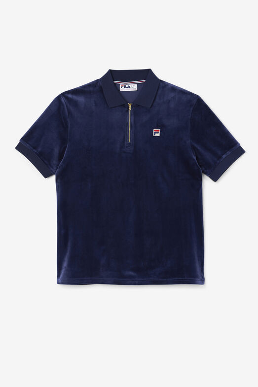 Devon Men's Short Sleeve Velour Polo |