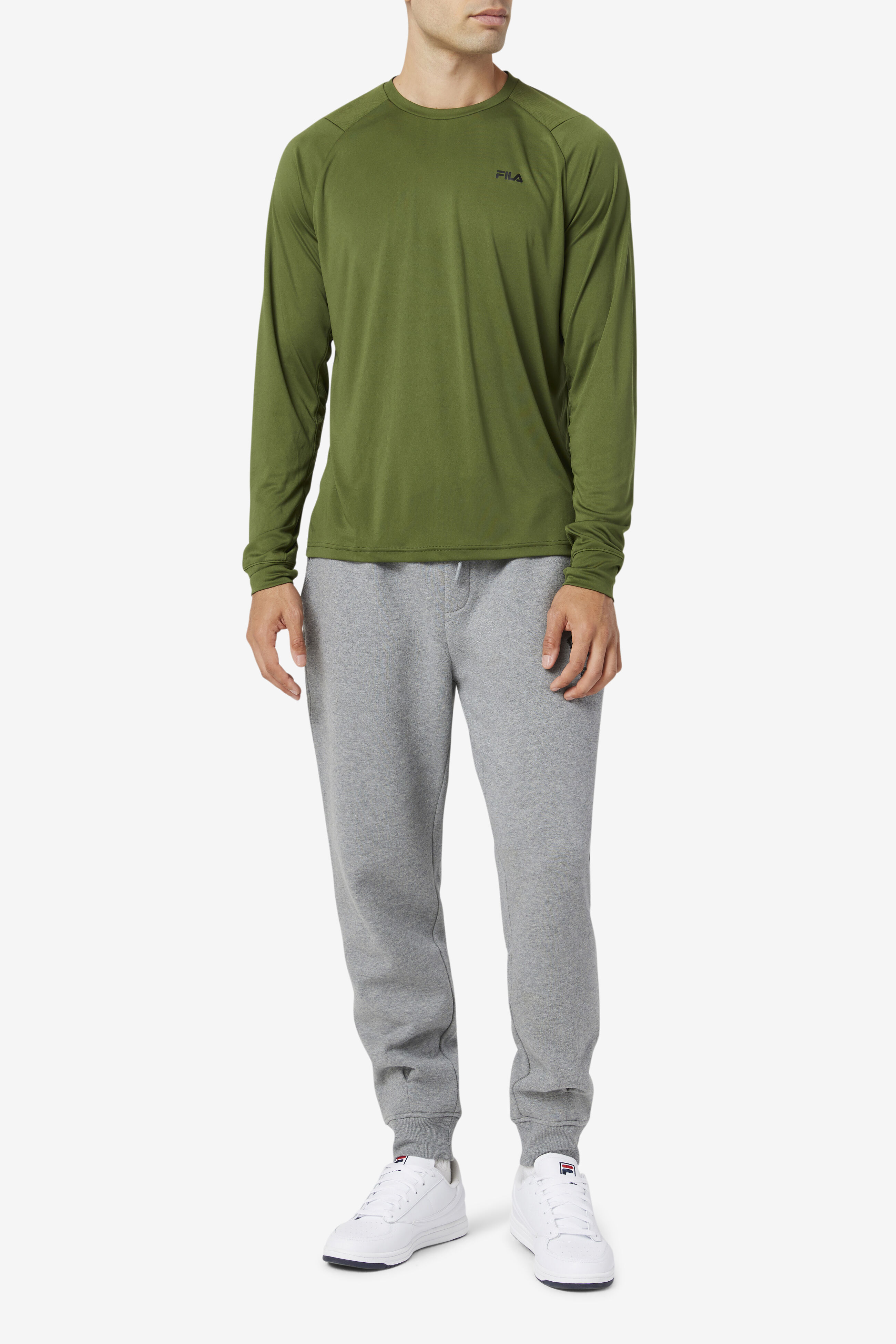 Olive green fila shirt 2025