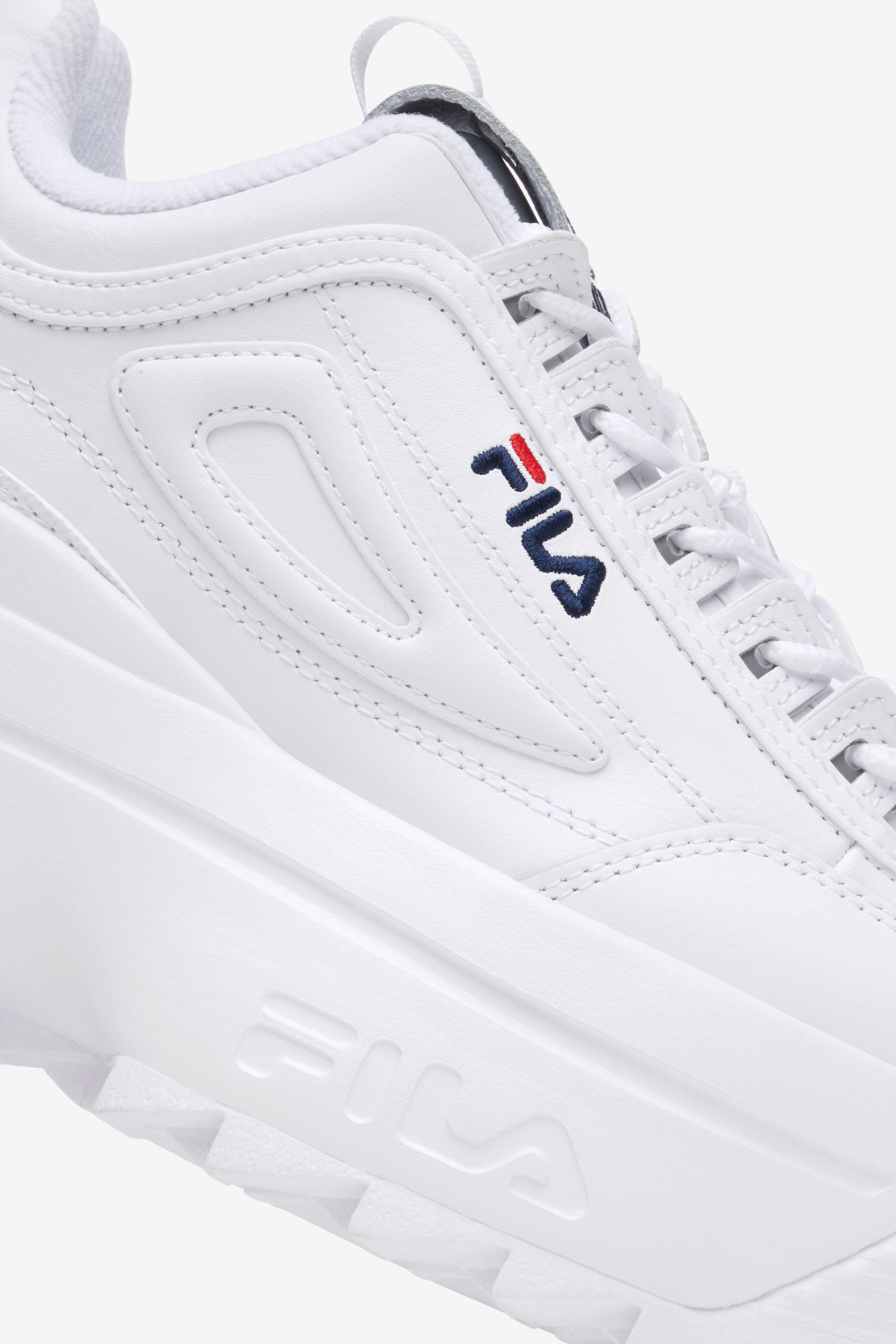 Fila disruptor ii platform wedge trainers in sales white