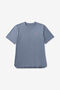 SCALLOP HEM HEATHER CREW