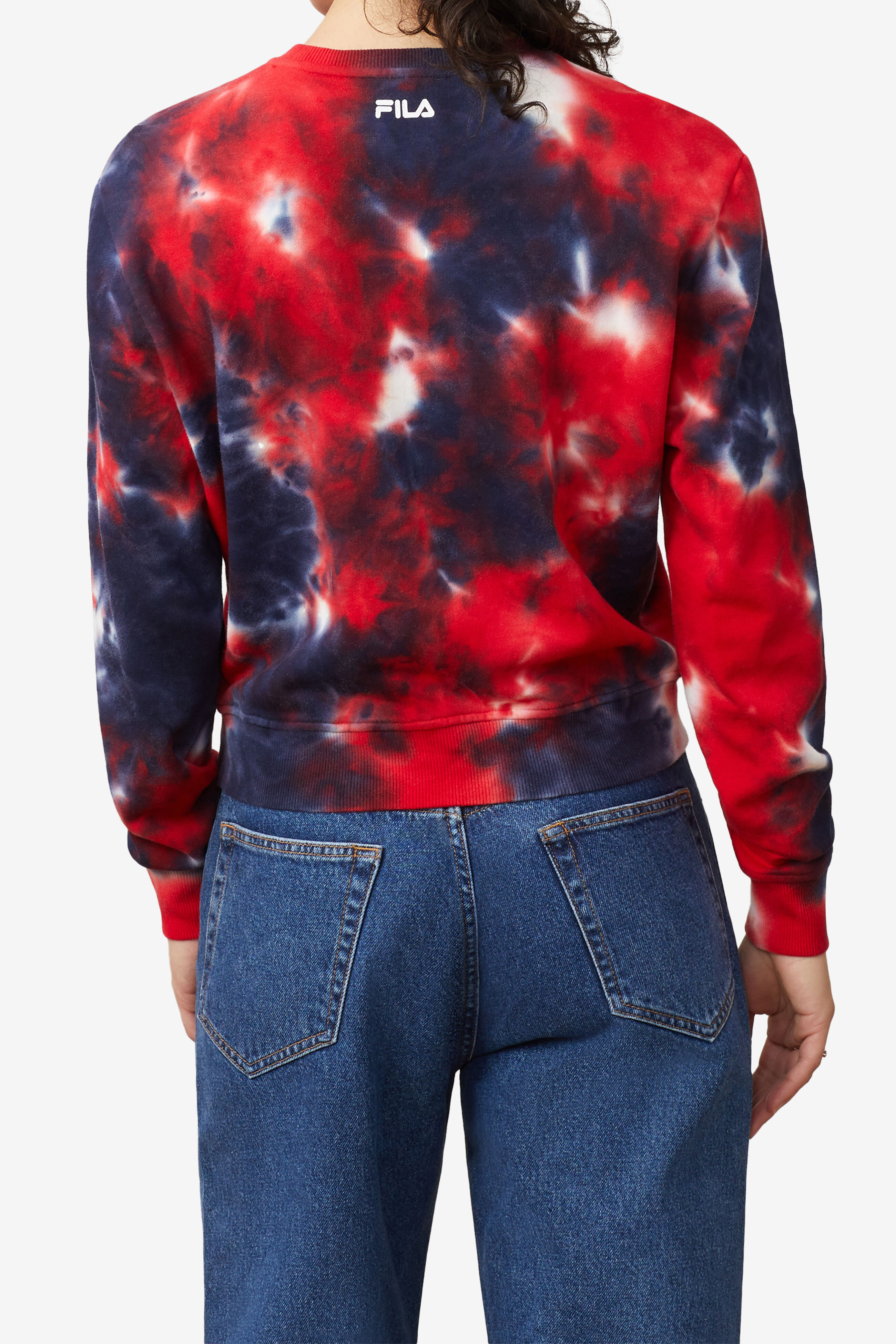 Fila ashley tie dye sweatshirt cheap