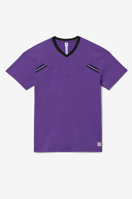 BACKSPIN SHORT SLEEVE V NECK