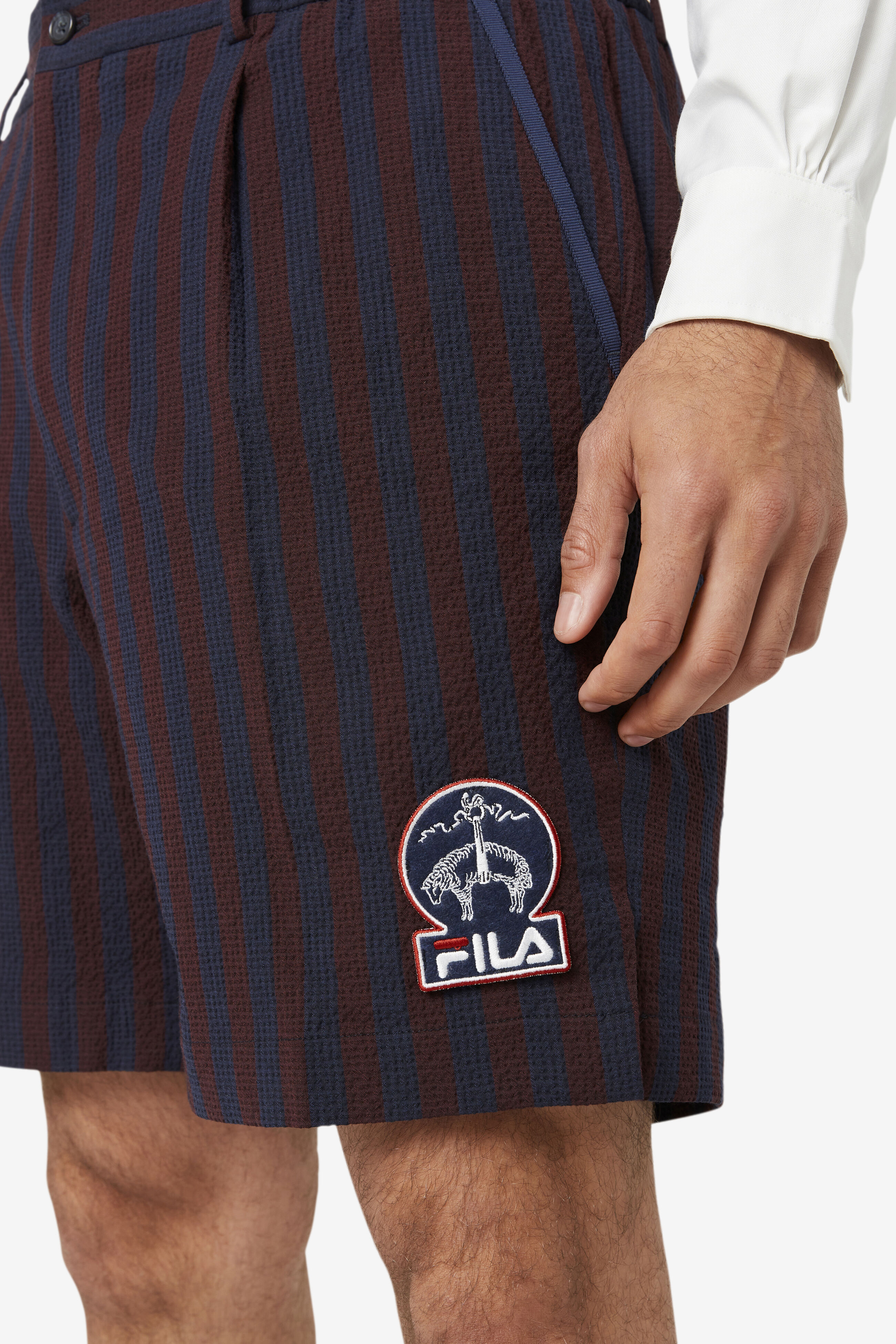 Fila best sale striped shorts
