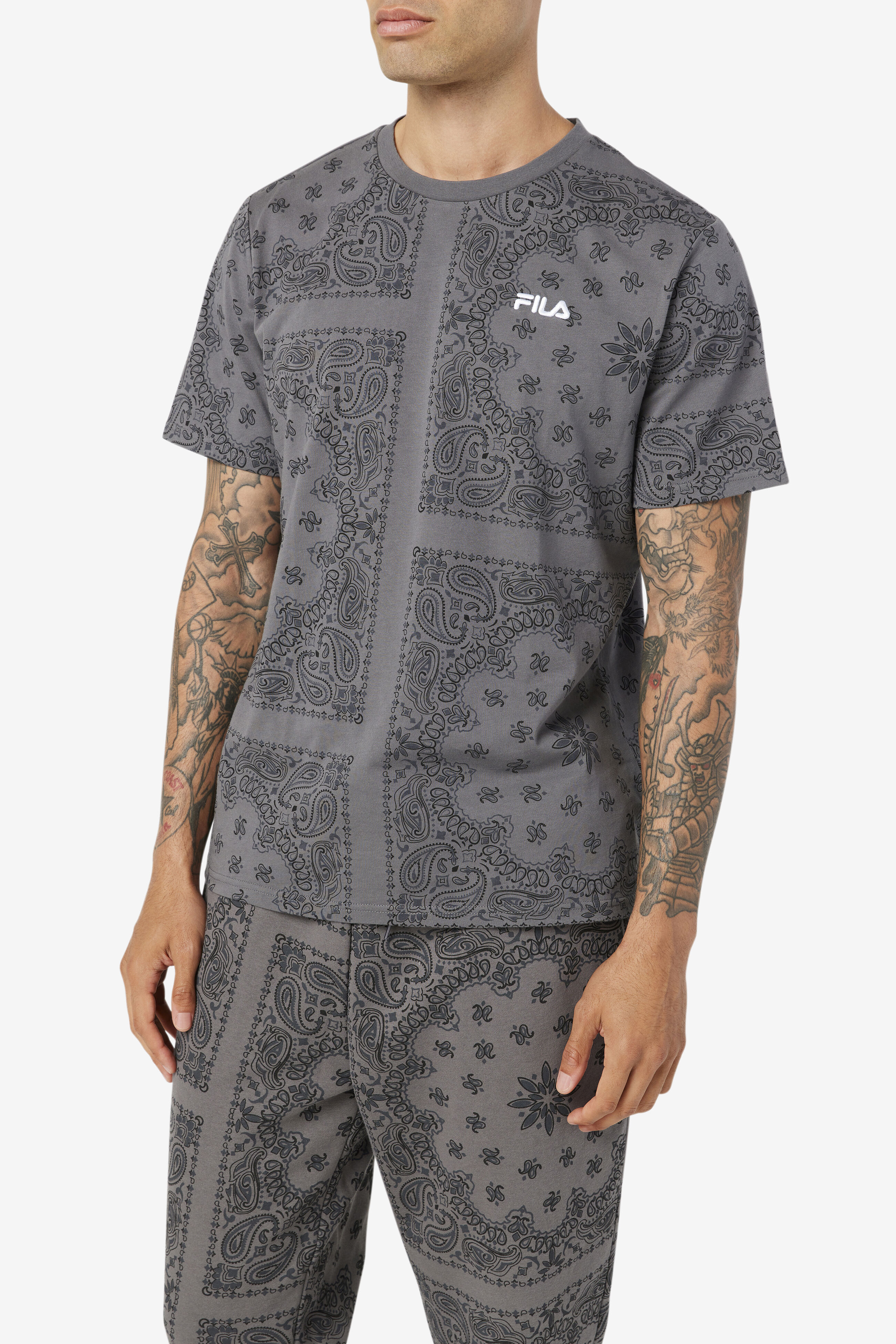 Kensico Men s Floral T shirt Fila