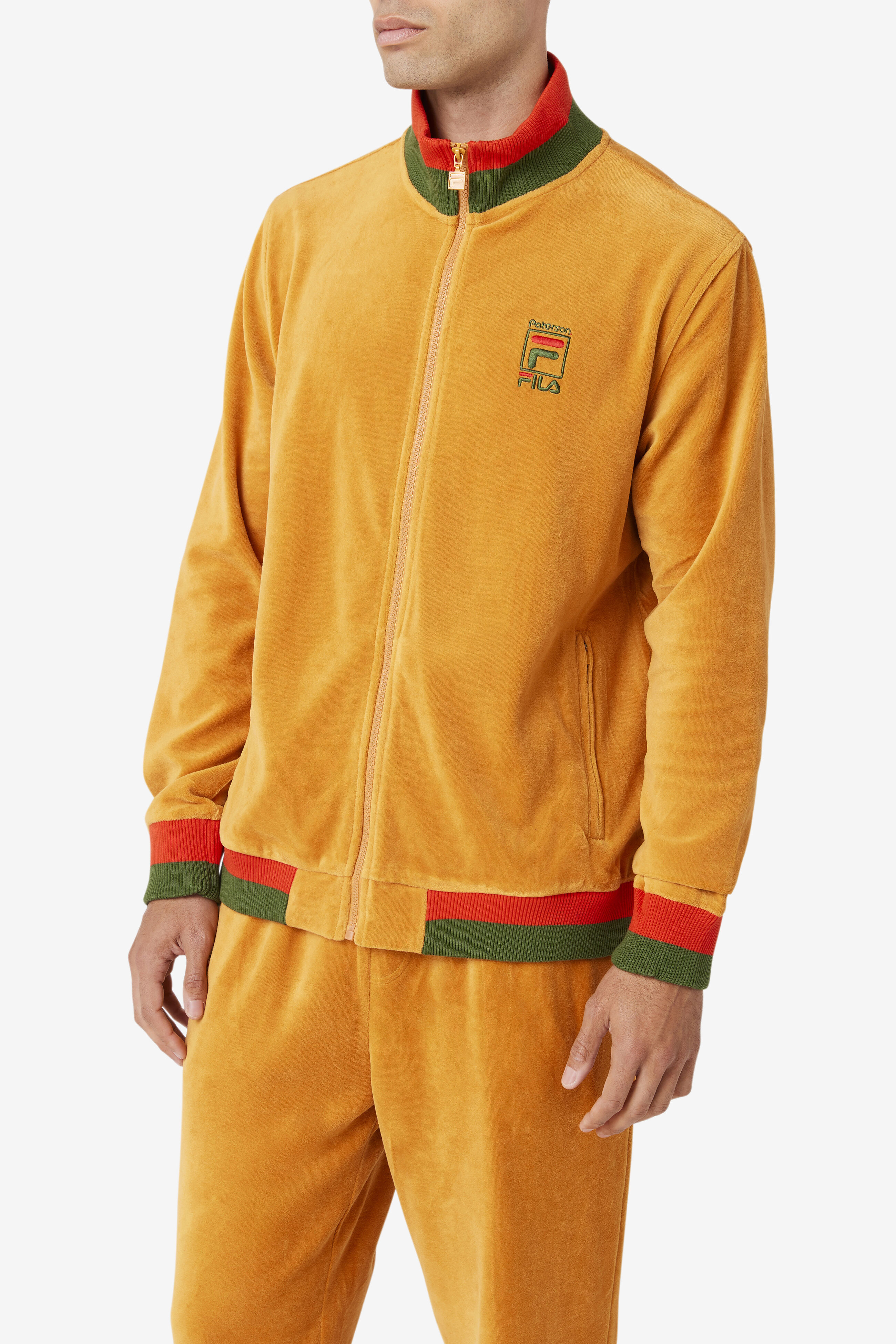 Fila men's velour jacket sales