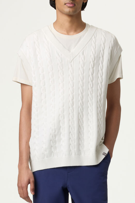 BASELINE CABLE KNIT VEST