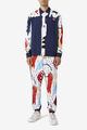 THE MUSEUM  PRINTED JACKET/PEAC/WHT/CRED/Large