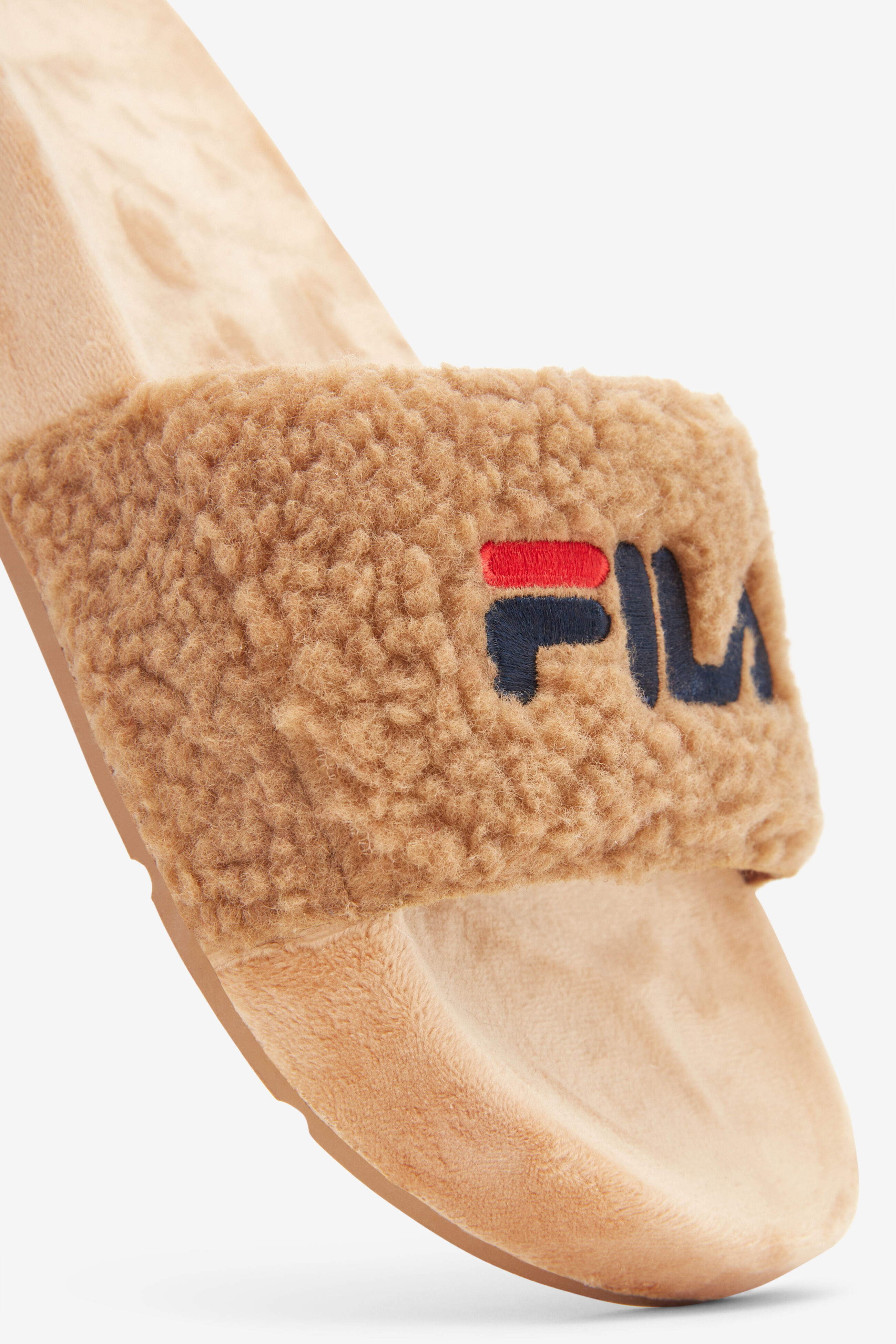 Women s Fuzzy Drifter Slide Sandal FILA