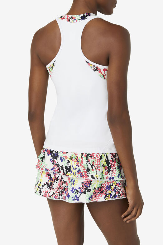 PICKLEBALL HALTER TANK/WHT/MCLRFLR/Small