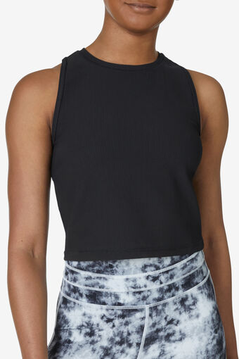 FI-LUX RIBBED CROP TOP