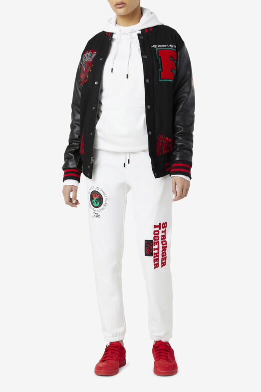RADDIX VARSITY JACKET/*BLK/CRED/JBN/XXL